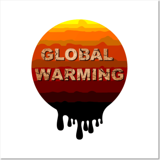 Global warming Posters and Art